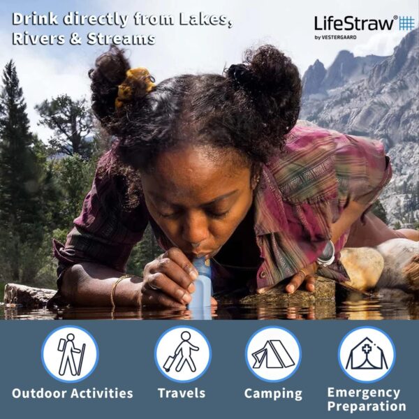 LifeStraw Peak Series Personal Water Filter for Hiking, Camp...