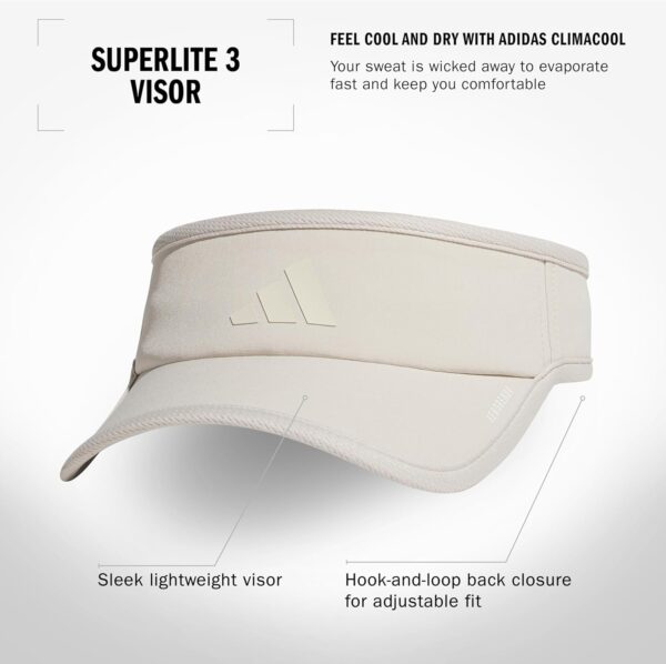 adidas Women's Superlite Visor, Sun Visor Hat for Women, Spo...