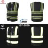 Reflective High Visibility Safety Vest for Men Women with Po...