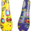 2 Pack Inflatable Bopper, 47 Inches Kids Punching Bag with B...