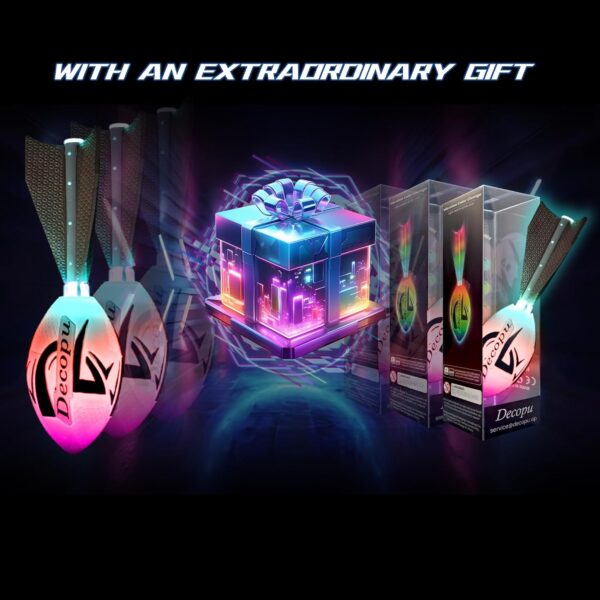2025 Latest Light Up Football-Glow in The Dark Ball-Recharge...
