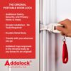 Addalock The Original Portable Door Lock for Travel & Home S...
