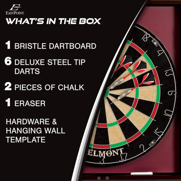 EastPoint Sports Bristle Dartboard and Cabinet Sets- Feature...