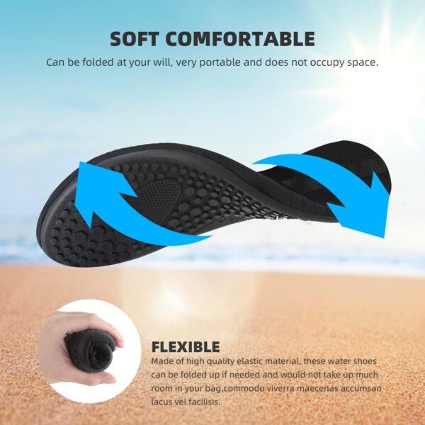 Water Shoes for Women Men Quick-Dry Aqua Socks Swim Beach Ba...