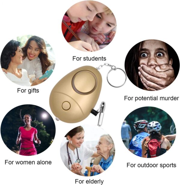 KOSIN Safe Sound Personal Alarm, 6 Pack 140DB Personal Secur...