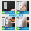 Dwell+Good Door Locks (2-Pack) - Easy To Install Aluminum Ho...