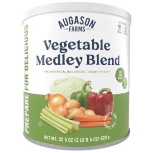 Augason Farms Vegetable Medley Blend Can, Emergency Food Sup...