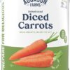 Augason Farms Dehydrated Diced Carrots Can, Emergency Food S...