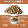Nutristore Freeze Dried Ground Beef | Pre-Cooked Hamburger M...