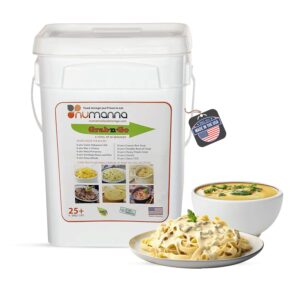 NuManna Grab-n-Go Bucket 80 Servings GMO Free, No Added Pres...