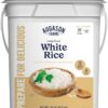 Augason Farms Long Grain White Rice 4-Gallon Pail, Emergency...