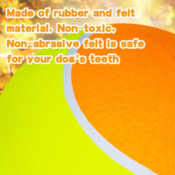 Giant Dog Tennis Ball Big Pet Toys Outdoor Sports Ball with ...