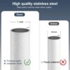 DIIG Sliding Door Security Bar，17.7-50.5inch Adjustable Lock...