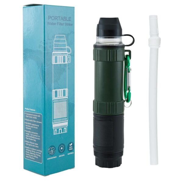 Water Filter Straw Outdoor Portable Personal Water Filter St...