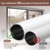 BeBecome Sliding Door Security Bar，17-50 inch Adjustable Pat...