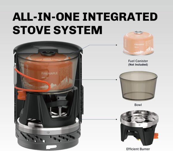 Fire-Maple "Fixed Star 1" Backpacking and Camping Stove Syst...