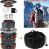 Camping Cooking Set Camping Cookware Outdoor Aluminum Mess K...