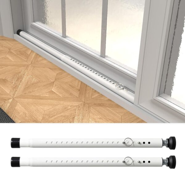 Sliding Door Security Bar 18"-51", Adjustable Sliding Door L...