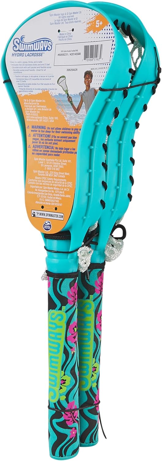 SwimWays Hydro Lacrosse, Blue, Outdoor Games for Adults & Ki...