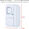 GE Personal Security Window and Door Alarm, 4 Pack, DIY Prot...