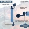 LifeStraw Peak Series Personal Water Filter for Hiking, Camp...