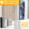 Home Security Door Lock, 2 Pack Childproof Door Reinforcemen...