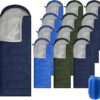 12 Pcs Camping Sleeping Bags Bulk 4 Seasons Warm Cold Weathe...