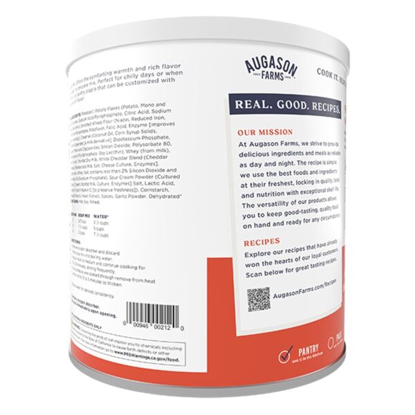 Augason Farms Creamy Potato Soup Mix Can, Emergency Food Sup...