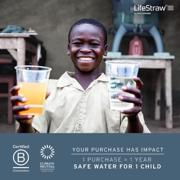 LifeStraw Peak Series Personal Water Filter for Hiking, Camp...