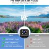 Body Camera with Audio and Video Recording 1080P FHD Mini Po...