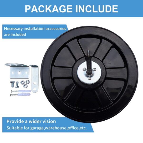 Convex Mirror - 18" Security Mirror for Business, Garage, Wa...