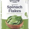 Augason Farms Dehydrated Spinach Flakes Can, Emergency Food ...