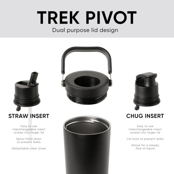 Simple Modern Trek Pivot | 40oz Flip Straw Tumbler with Hand...