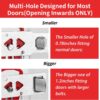 Portable Door Lock 2Pack Extra Lock for Additional Privacy a...
