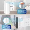4Pack AceMining Door Reinforcement Lock Withstands 800lbs of...