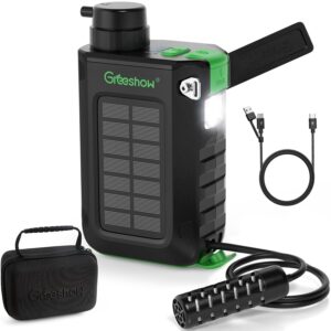 Greeshow Electric Portable Water Filter Camping - Solar Powe...