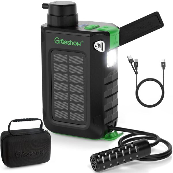 Greeshow Electric Portable Water Filter Camping - Solar Powe...