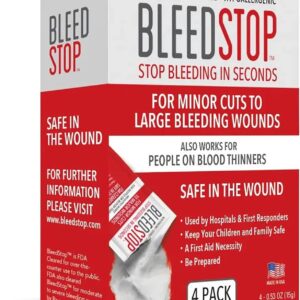 BleedStop First Aid Powder for Blood Clotting, Trauma Kit, ...