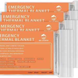 Emergency Mylar Thermal Blankets -Space Blanket Survival kit...