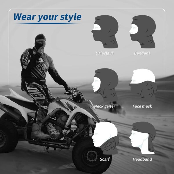 YESLIFE Ski Mask, Face Mask for Men and Women – Skiing, Snow...