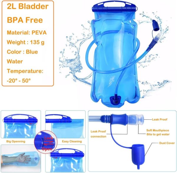 USA Original Patent Running Hydration Vest Backpack, Lightwe...