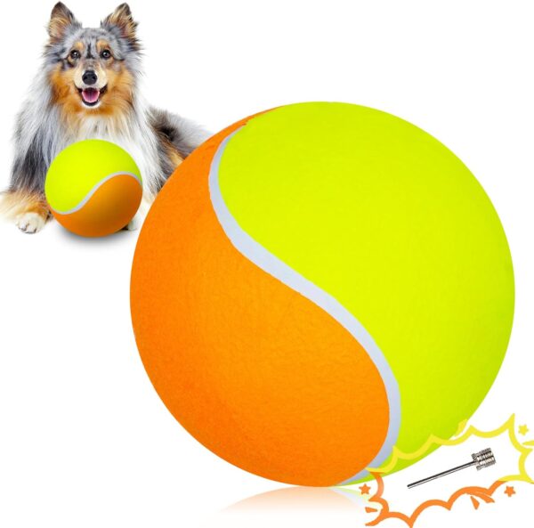 Giant Dog Tennis Ball Big Pet Toys Outdoor Sports Ball with ...