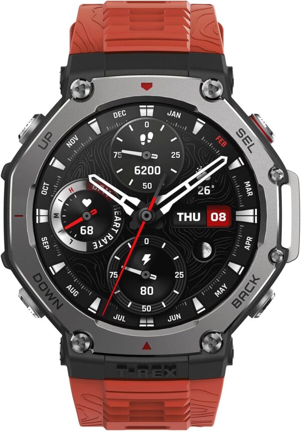 Amazfit Refurbished T-Rex 3 Rugged Military Smart Watch 48mm...