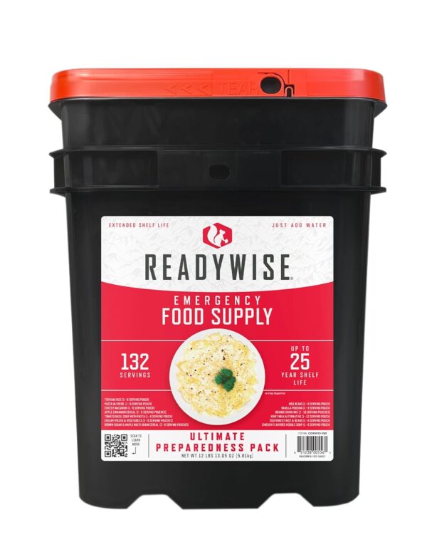 READYWISE - Emergency Food Supply, 132 Servings, 1 Bucket, F...
