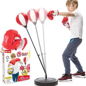 Whoobli Punching Bag for Kids Incl Boxing Gloves | 3-10 Year...