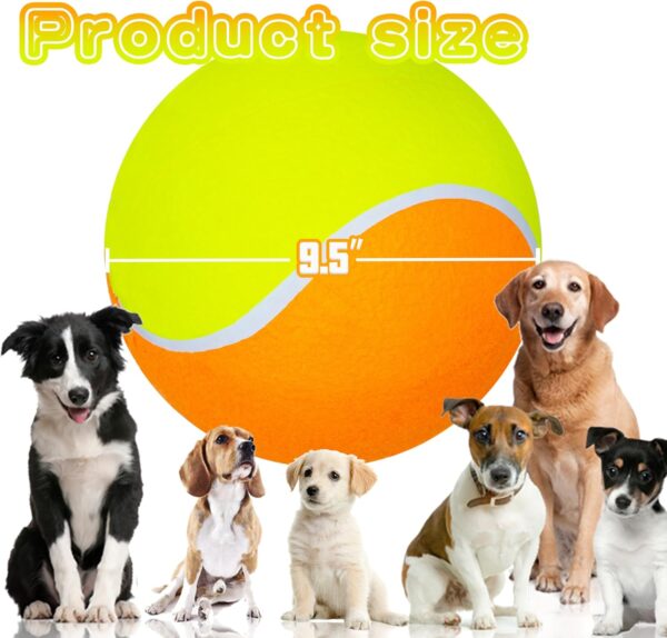 Giant Dog Tennis Ball Big Pet Toys Outdoor Sports Ball with ...