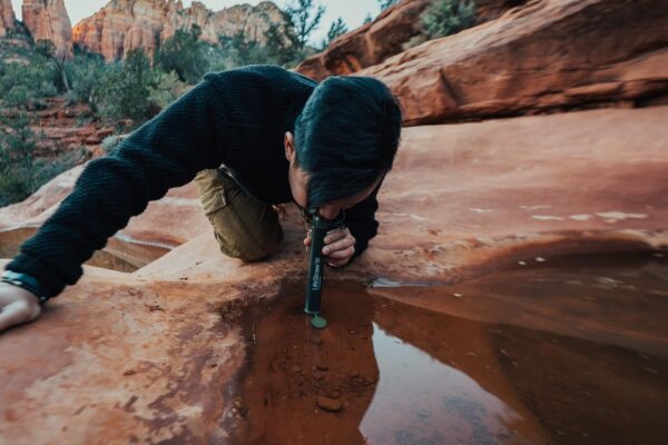 LifeStraw Personal Water Filter for Hiking, Camping, Travel,...