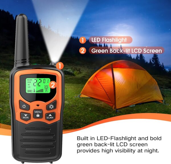 Walkie Talkies, MOICO Long Range Walkie Talkies for Adults w...