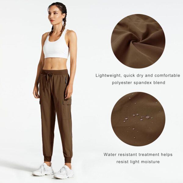 Libin Women's Cargo Joggers Lightweight Quick Dry Hiking Pan...