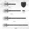 Military-Grade Survival Shovel High Carbon Steel Tactical Sh...